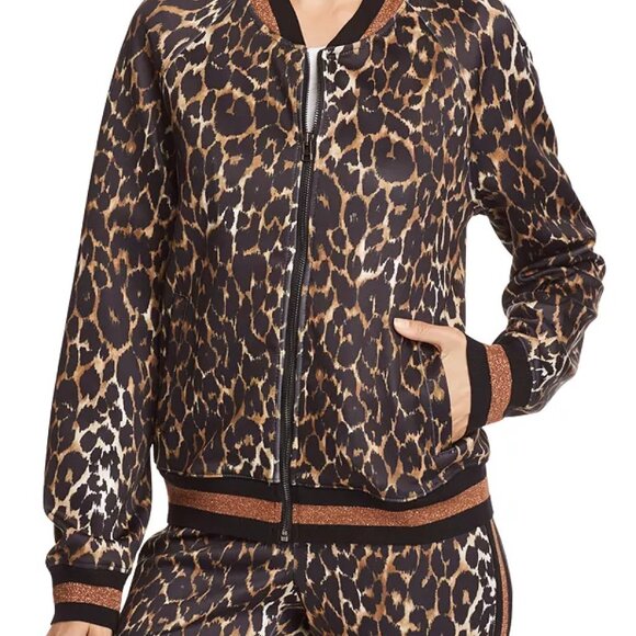 Pam & Gela Jacket and crop Track Pant in Leopard - Picture 5 of 5
